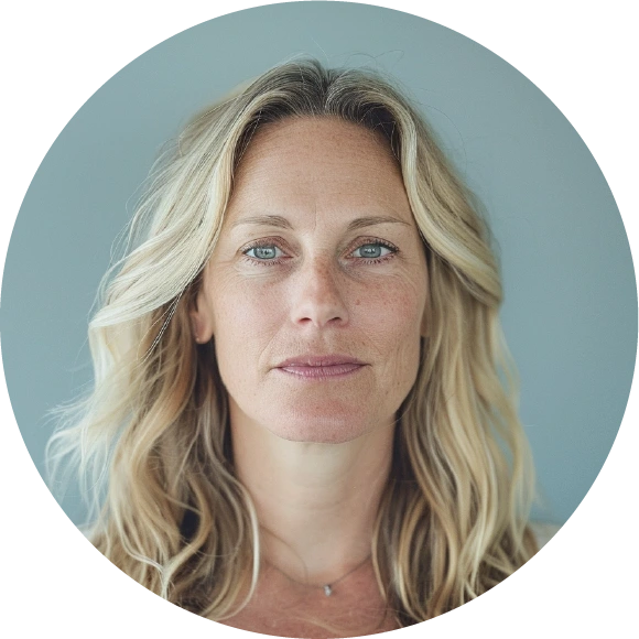 Een vrouw met andere issues.